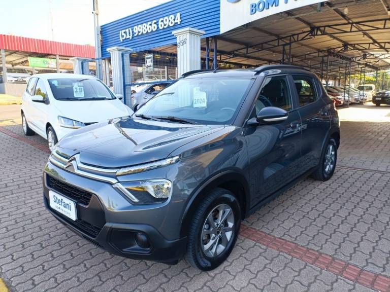 CITROËN - C3 - 2023/2024 - Cinza - R$ 73.900,00